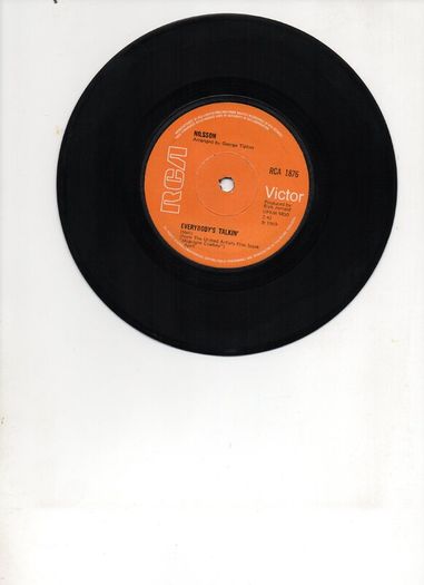 Nilsson Everybodys Talkin 1969 Uk Pressing 45