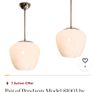 Design-led frosted glass ceiling light Image 6