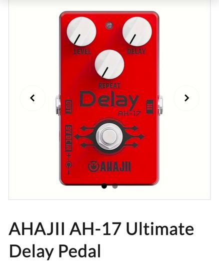 Delay pedal