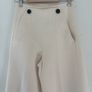 ME+EM Cotton Herringbone Wide-Leg Pant Image 5