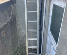 24Ft aluminum double stage lightweight ladders