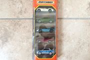 Matchbox Autobahn Highway Express II 1:64 5-Pack - With Police Polizei Car HVT73