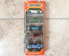 Matchbox Autobahn Highway Express II 1:64 5-Pack - With Police Polizei Car HVT73