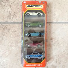 Matchbox Autobahn Highway Express II 1:64 5-Pack - With Police Polizei Car HVT73