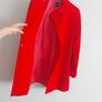 Berry Red Oasis coat Image 3