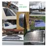 2pcss 100w 12v portable Solar Panel Flexible 16V 800W plate CELLS Monocrystalline silicon Image 4