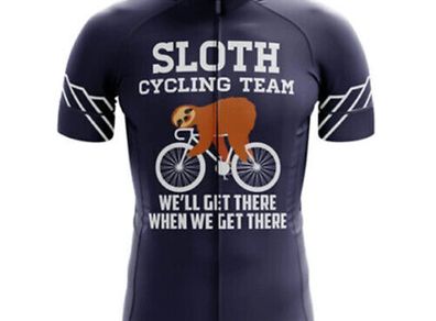 Men's SLOTH Cycling Jersey Size 2XL