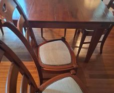 dining room table and chairs