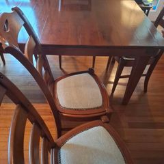 dining room table and chairs