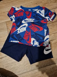 Boys nike shorts and t shirt set