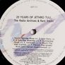 Jethro Tull - 20 Years Of Jethro Tull 2 x Vinyl (1988) Original UK Pressing Prog Blues Classic Rock EX+ Image 4