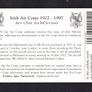 1997 Ireland 50 Unit Irish Air Corps 75th year anniversary of military aviation Callcard (ODS2) Call Card Used Image 2