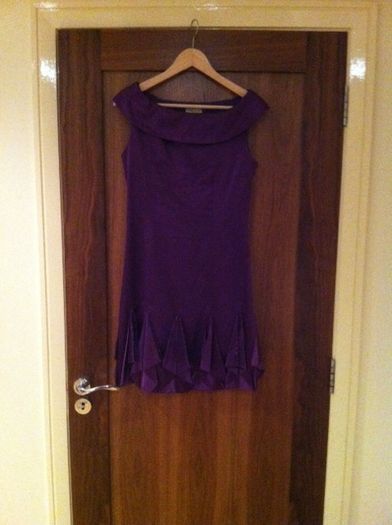 Karen Millen Cadbury purple dress