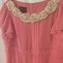 Daisy May pink knee length lovely dress size UK16 EU44 Postage included Image 6