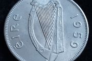 Ireland - 1959 - 6 Pence - Wolfhound - KM.13a - High Grade - [2153]