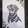 Dogs:- Labrador Blank Greeting Card Image 4