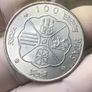 MS/UNCSpain Silver 100 Pesetas 1966 (67) Image 3