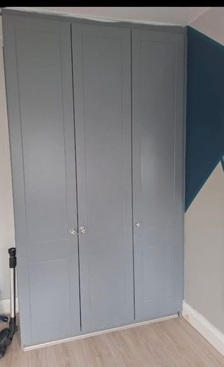 painted fitted wardrobes