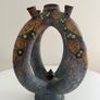 Rare Amphora Art Deco Ring Vase. Turn-Teplitz Czechoslovakia. Form 3965 Image 5