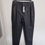 M&S Faux leather trousers Image 3