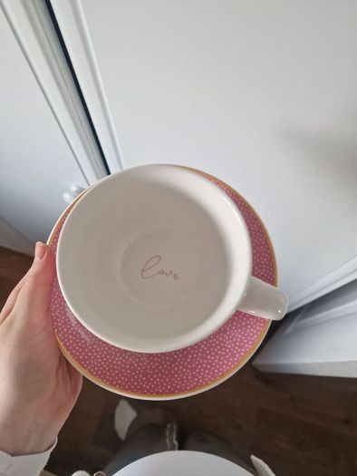 Belleek Living Love ,Peace, Joy ,Hope Set of 4 Cappucino Cups