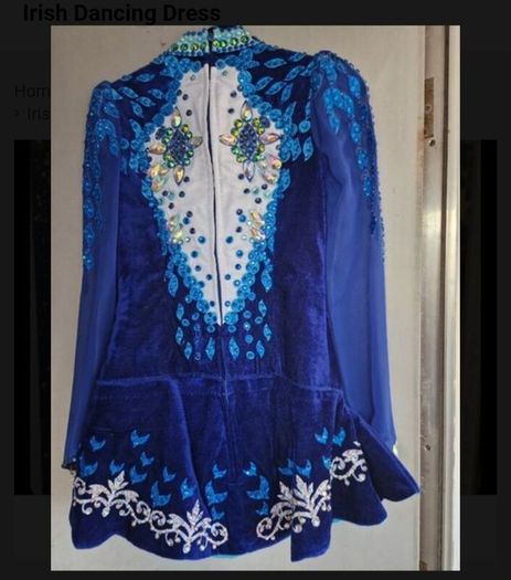 Irish dancing dress