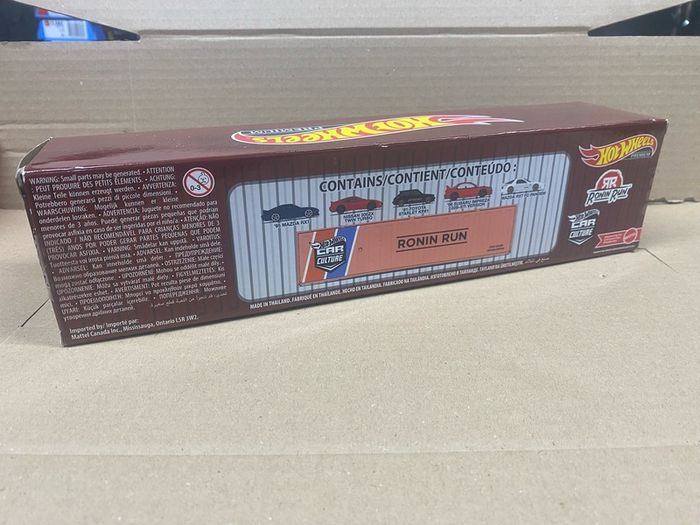 Hot Wheels Ronin Run Container