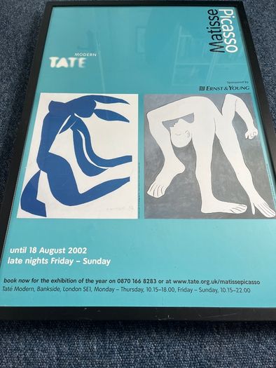 Picasso Matisse Original Poster framed