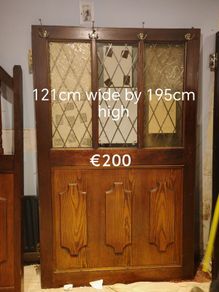 teak doors/partition