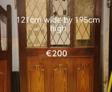 teak doors/partition