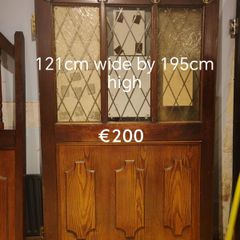 teak doors/partition