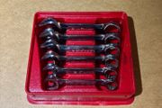 Snap On 6 pc 12-Point SAE Flank Drive Midget Combination Wrench Set  OXI706B