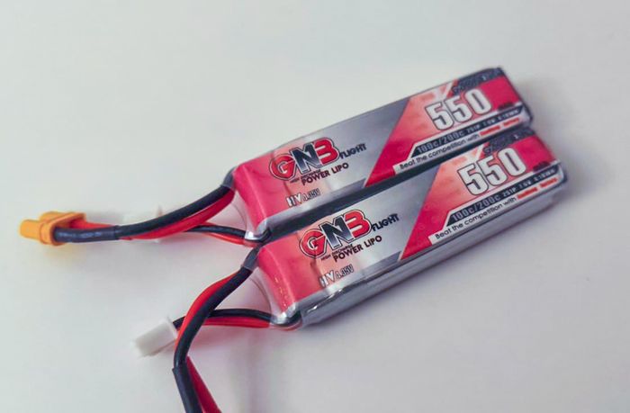 2x GNB 2S 550mah 100/200c Lipo  XT30