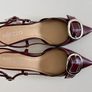 Arezzo slingback heels in burgundy - 6UK Image 3