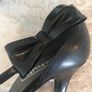 Classic Black Bow Detail Heels size 39 Image 4