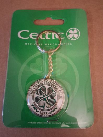Celtic Keyring. Brand New In Factory Plastic. Not A Jersey. Collect In Dublin Or Receive Via Post.