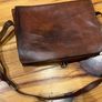 Beautiful  Brown Leather Satchel Image 5
