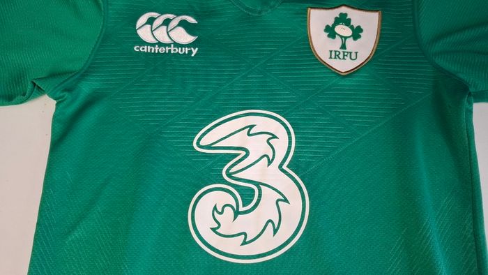 Ireland Official Canterbury Rugby Union Jersey (Youths 12 Years) FREE POST