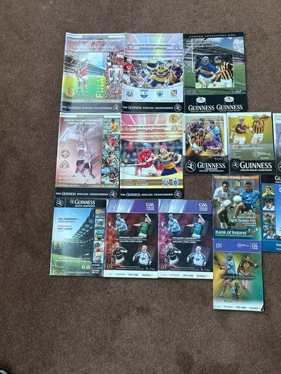 GAA hurling programmes