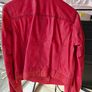 Pink Leather Jacket for Women UK14 Image 3