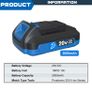 2000mAh work on 20V Lithium-Ion series Cordless Dirll/Brushless Wrench/Screwdriver/Circular Saw/Jig Saw Image 2