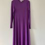 COS  Long-Sleeved Gathered Jersey Midi Dress Image 2