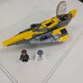 100% LEGO Star Wars Anakin's Jedi Starfighter 75214 Complete With Minifigs Image 4