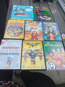 childrens books & dvds