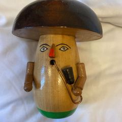 wooden mushroom