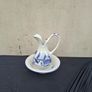 ceramic blue washing bassin set Image 2