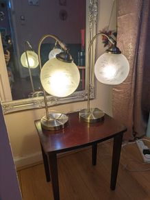 Heavy Bronze Lamps