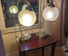Heavy Bronze Lamps