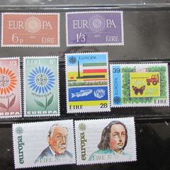 Ireland.Four Irish Europa Stamps Sets 1960-1986.Mint Never Hinged.