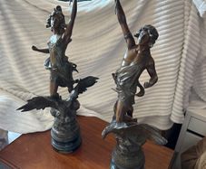 Spelter figurines
